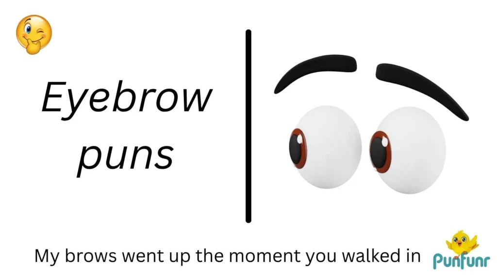 Eyebrow puns